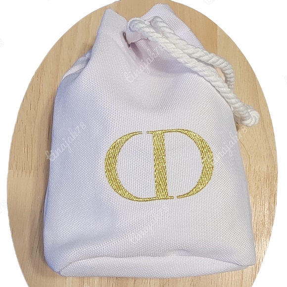 Dior Handbags - Dior CD Drawstring Cosmetic Bag Pouch